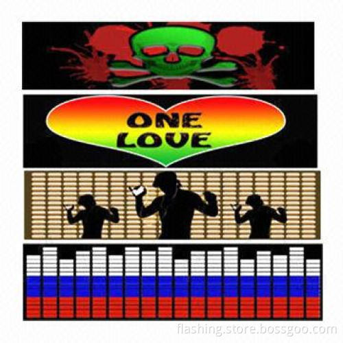 Hot selling sound activated equalizer car sticker